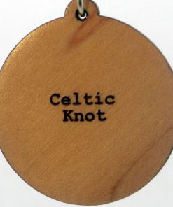 Celtic Knot Wood Pendant