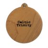 Celtic Trinity Wood Pendant