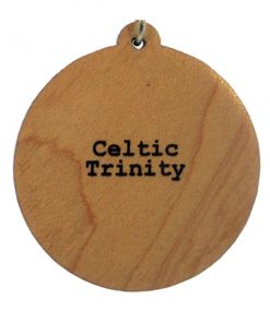 Celtic Trinity Wood Pendant