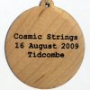 Cosmic Strings Wood Pendant