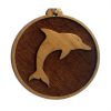 Dolphin Wood Pendant