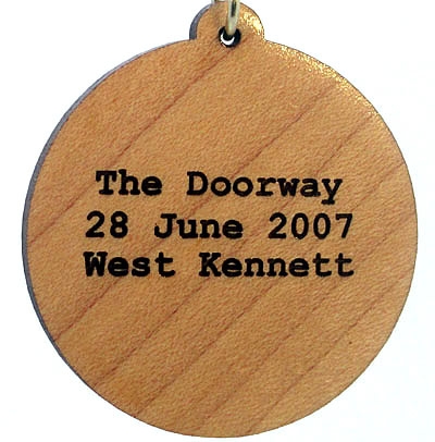 Doorway Wood Pendant