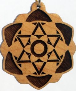 Empowering Wood Pendant