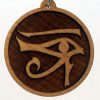 Right Eye of Horus Wood Pendant