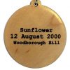 Sunflower Wood Pendant