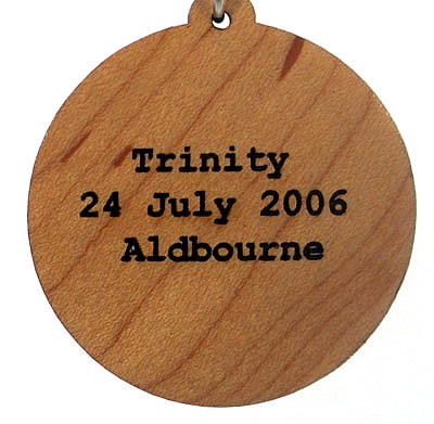 Trinity Wood Pendant