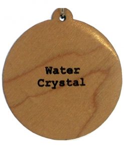 Water Crystal Wood Pendant