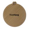 Yinyang Wood Pendant