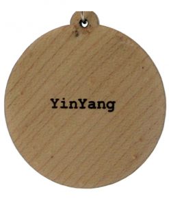 Yinyang Wood Pendant