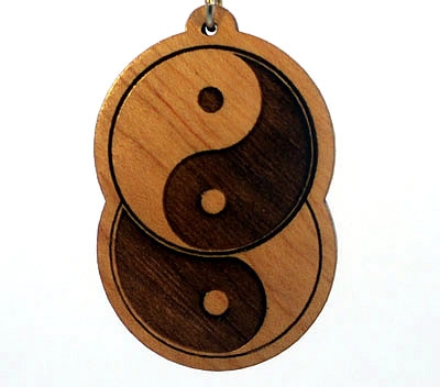 Yinyinyang Wood Pendant