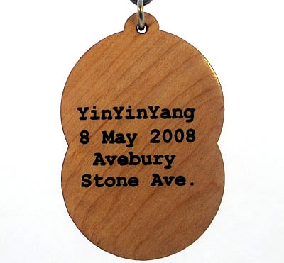 Yinyinyang Wood Pendant