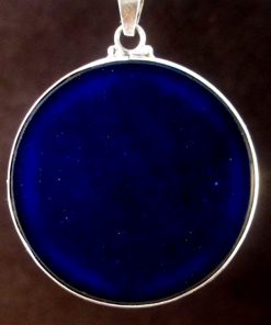 Fruit of Life lapis lazuli jumbo 01 Gemstone Pendant
