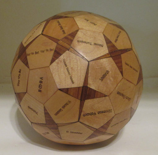 Pentagons in a Sphere